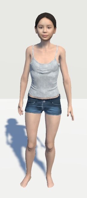 Unity Digital Human HS002 Free 3D model_7