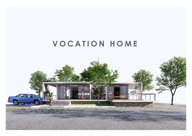 Vocation House 3D model