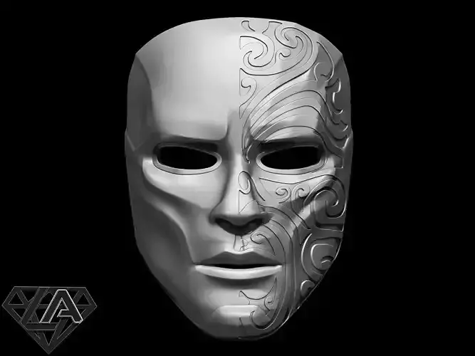 Relief Opera mask 3D print model