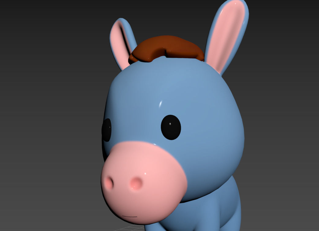 Character049 Donkey 3D model_20