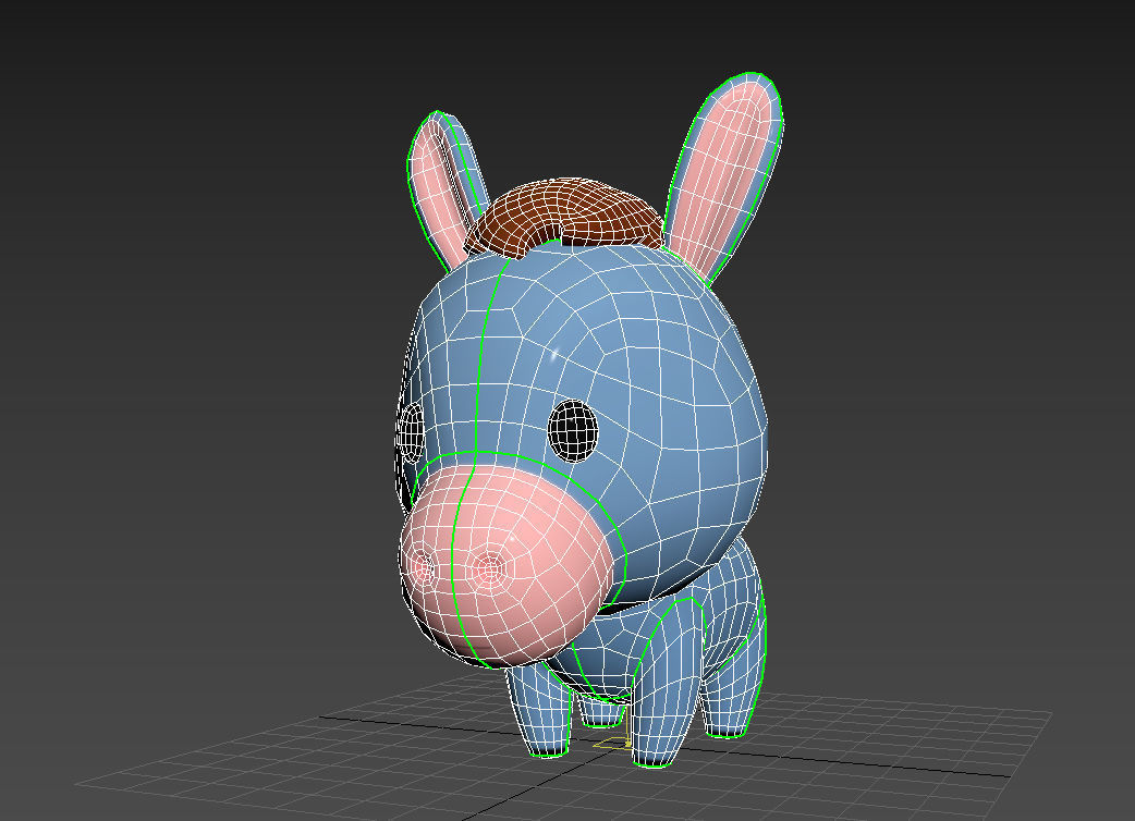 Character049 Donkey 3D model_21