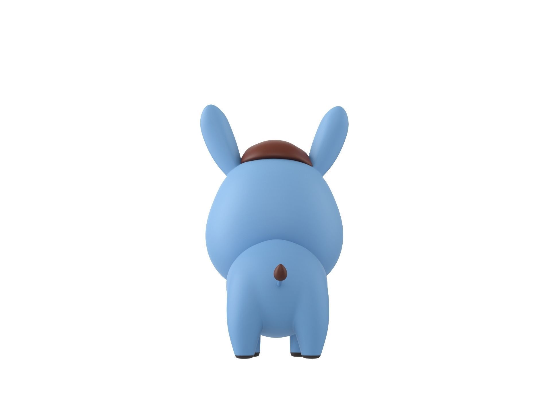 Character049 Donkey 3D model_5