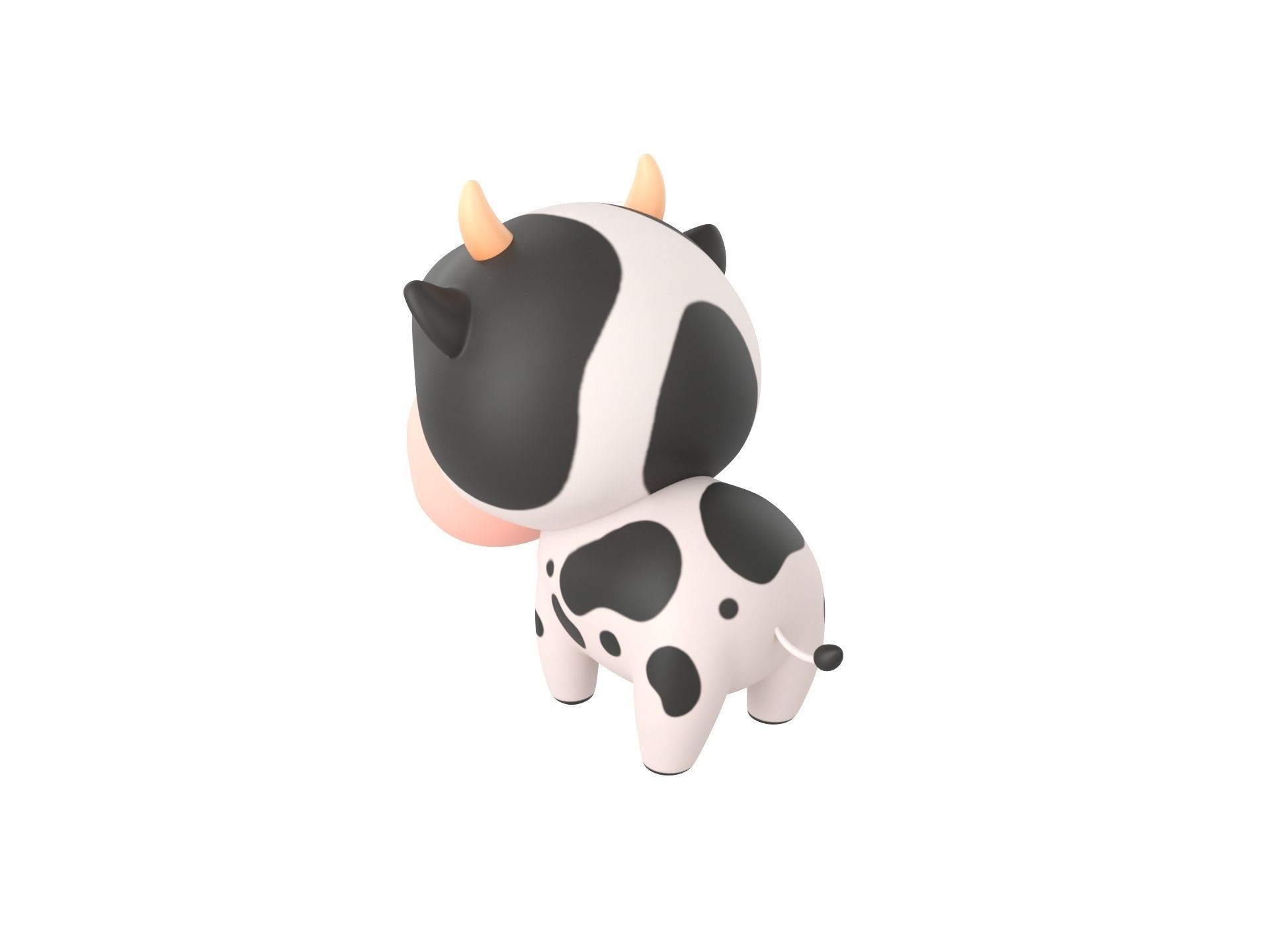 Character051 Cow 3D model_6
