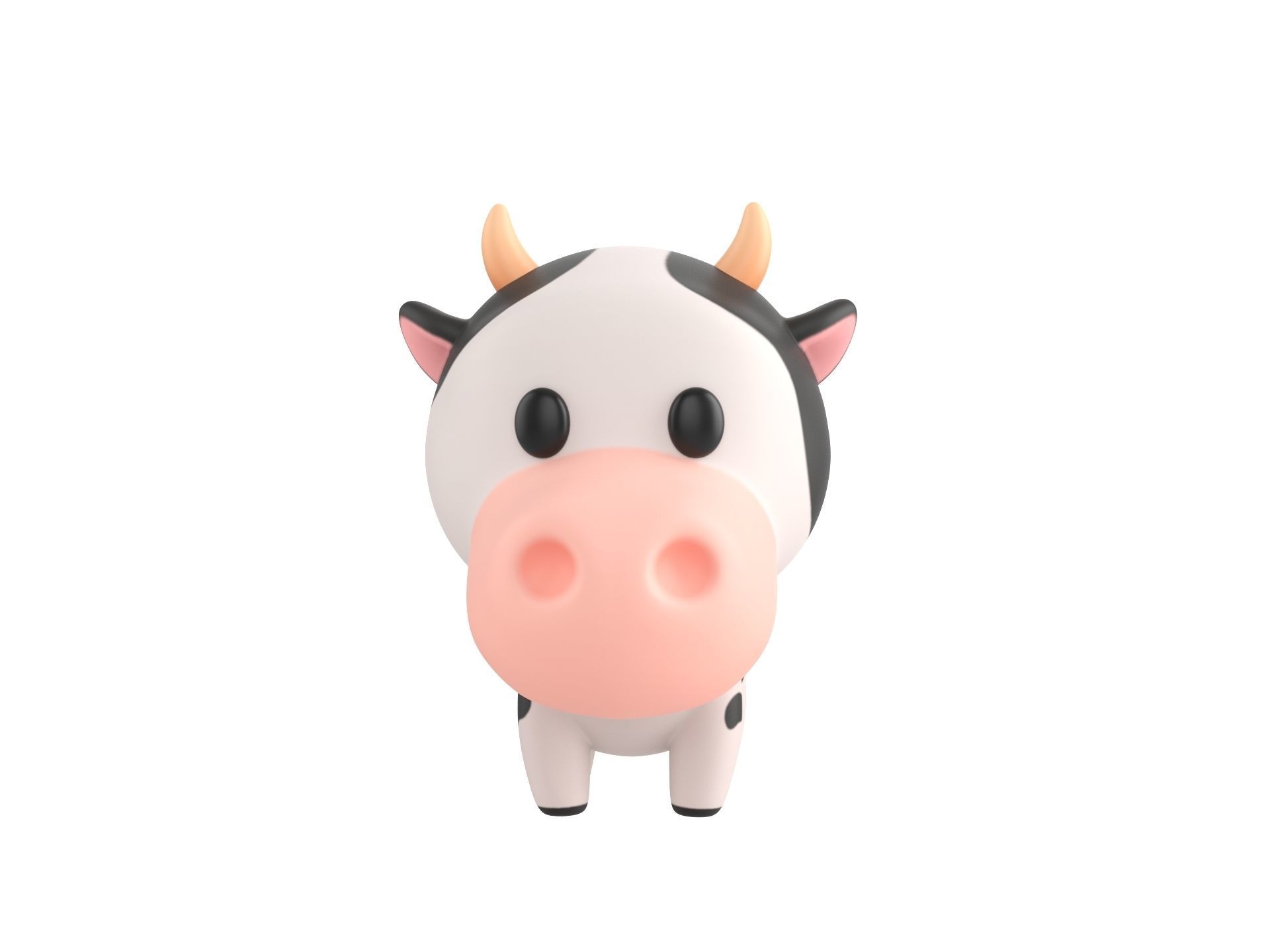 Character051 Cow 3D model_1