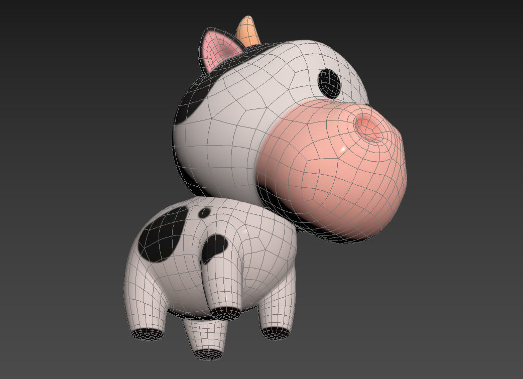 Character051 Cow 3D model_15