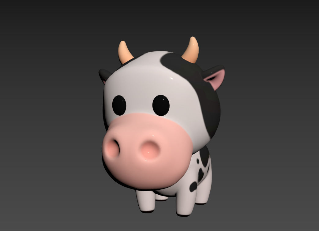 Character051 Cow 3D model_11
