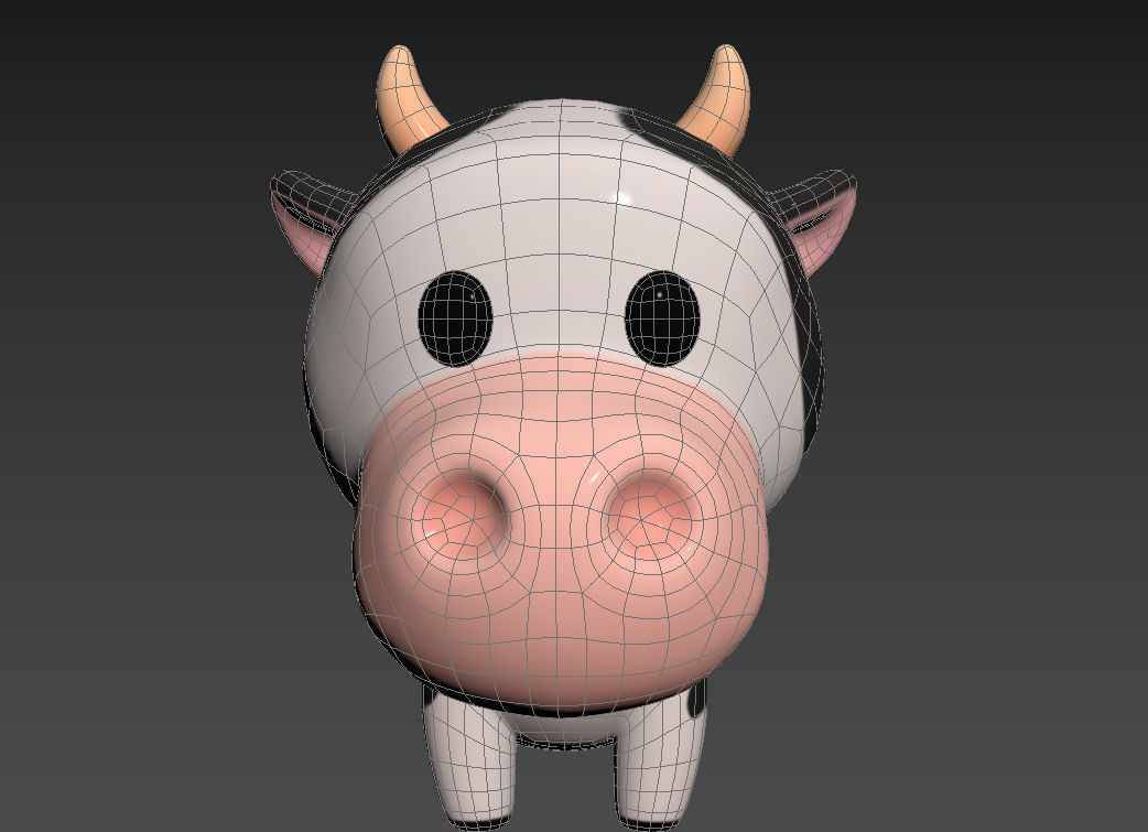 Character051 Cow 3D model_14