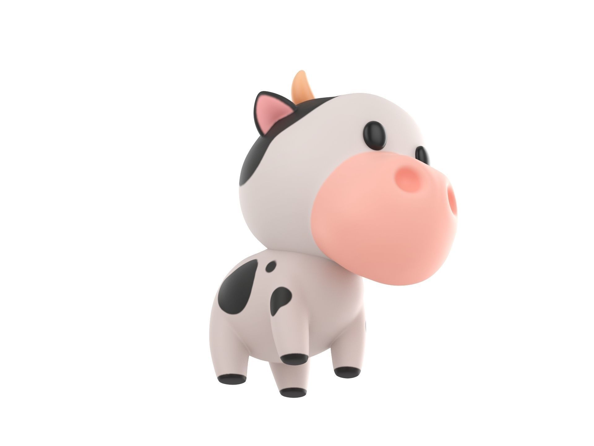 Character051 Cow 3D model_2