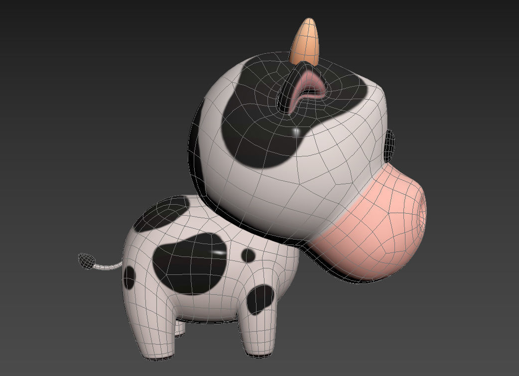 Character051 Cow 3D model_16