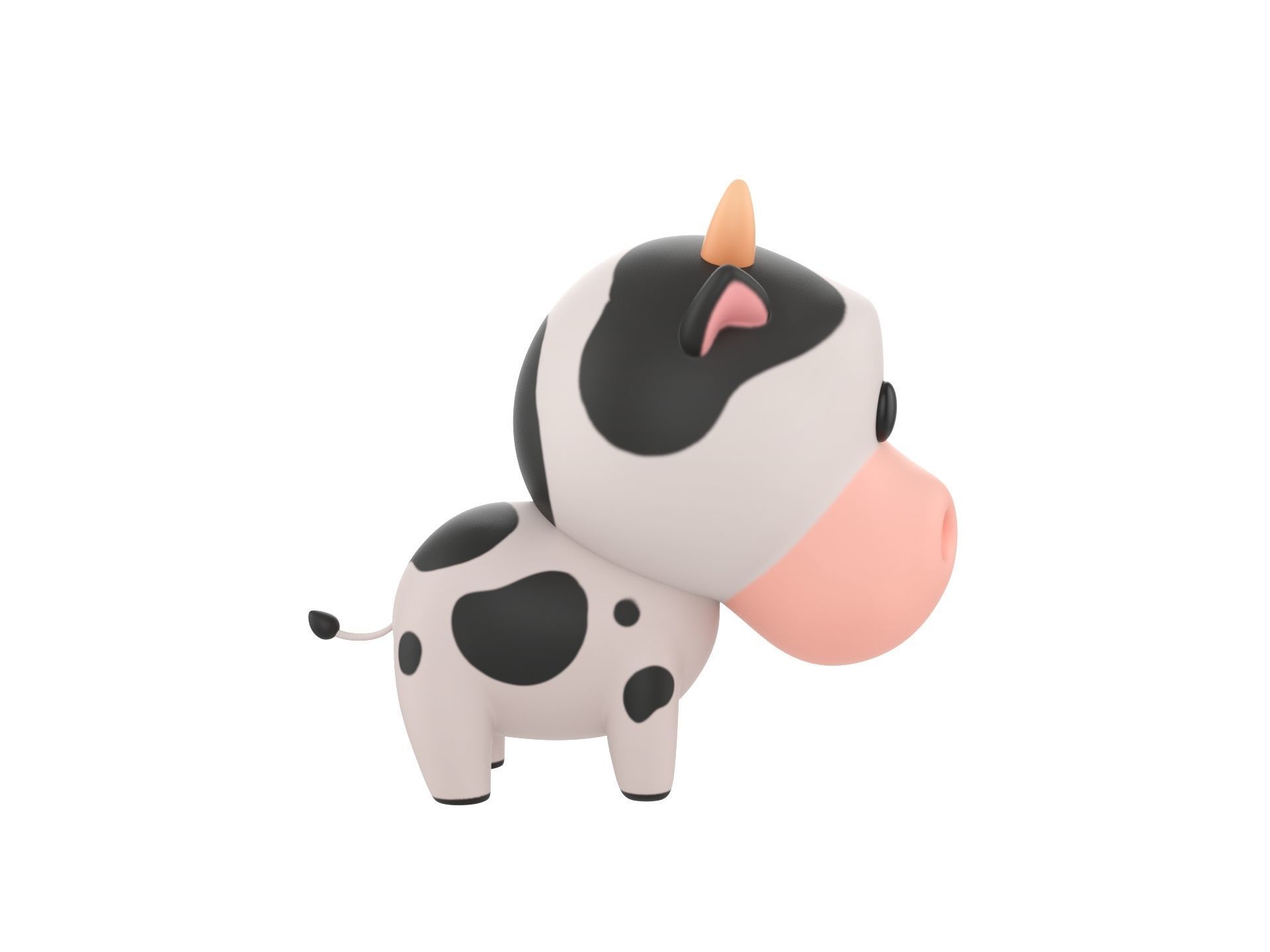 Character051 Cow 3D model_3