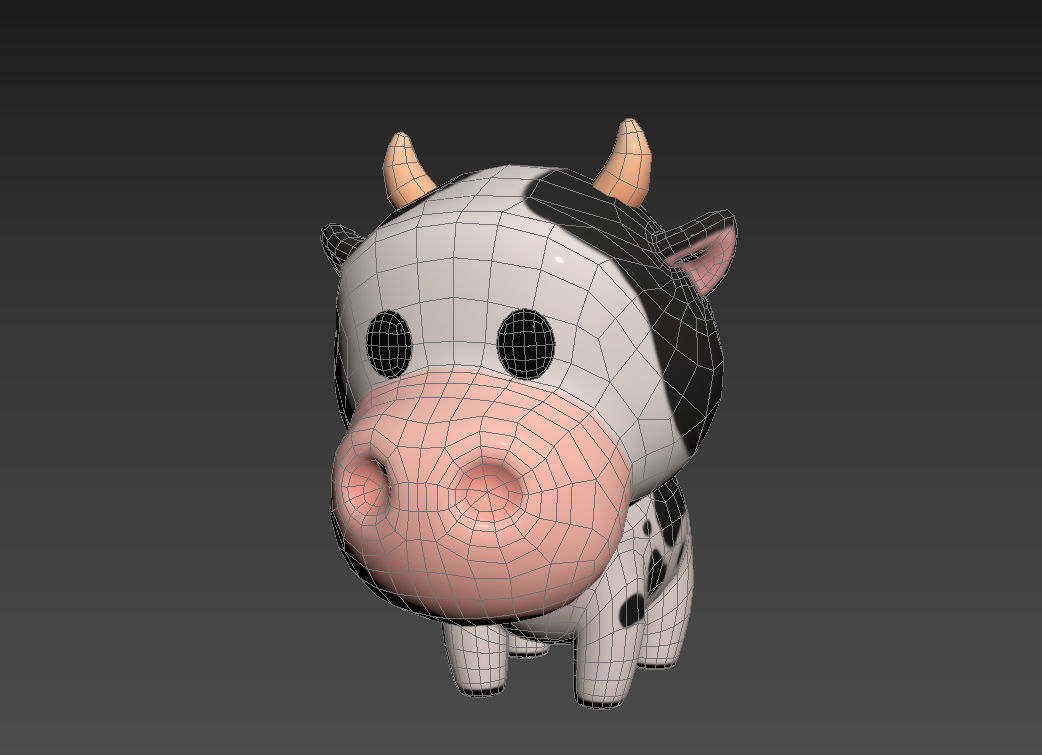 Character051 Cow 3D model_12
