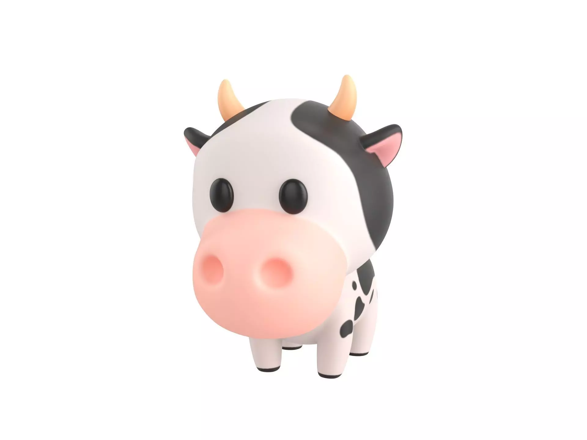 Character051 Cow 3D model_0