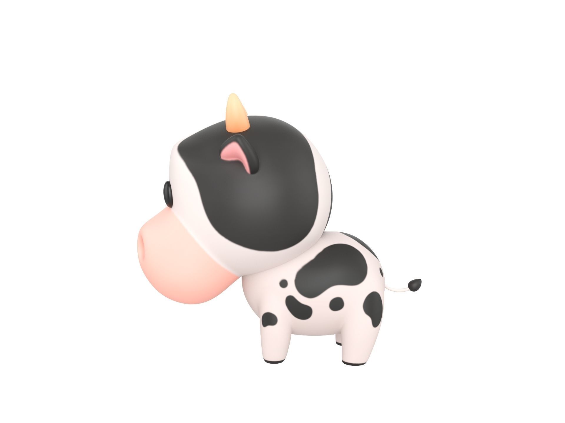 Character051 Cow 3D model_7