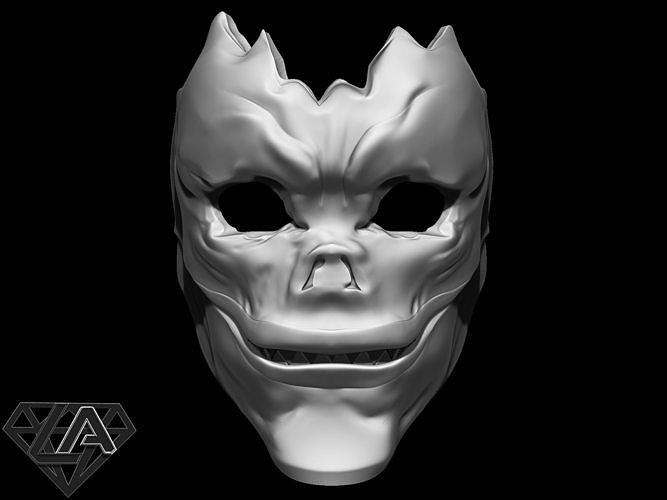 Death note anime Ryuk mask 3D print model