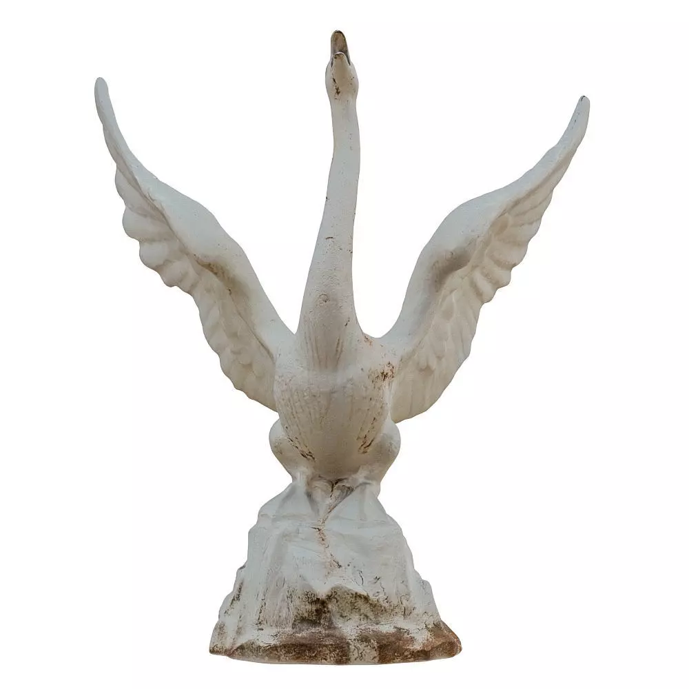 Sculpture for the Park Swan Spread Wings 3D model_0