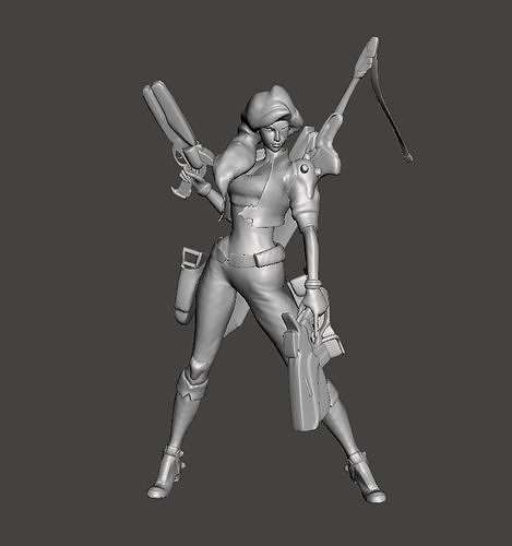 Psyops Samira 3D Model 3D print model