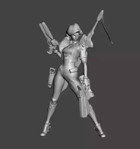 Psyops Samira 3D Model
