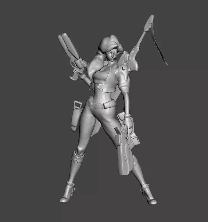 Psyops Samira 3D Model 3D print model_0