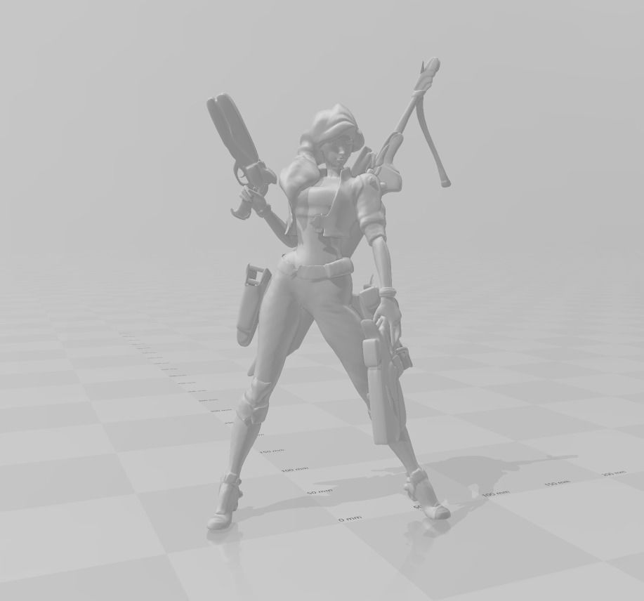 Psyops Samira 3D Model 3D print model_1