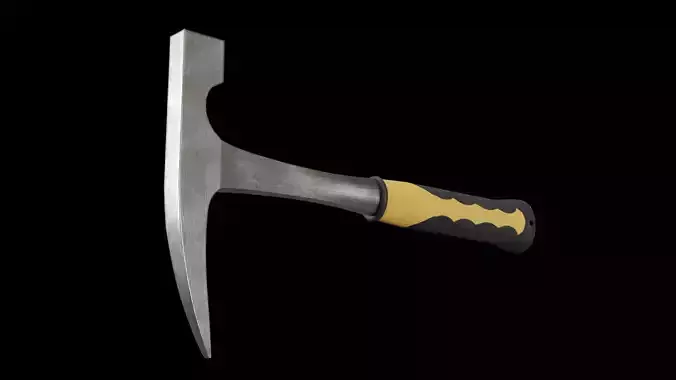 Masonry rock pick Hammer yellow