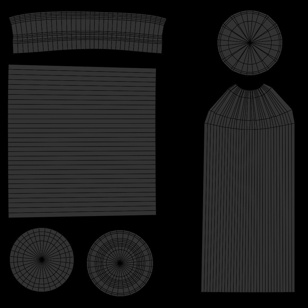 Screwdriver Set Low-poly 3D model_25