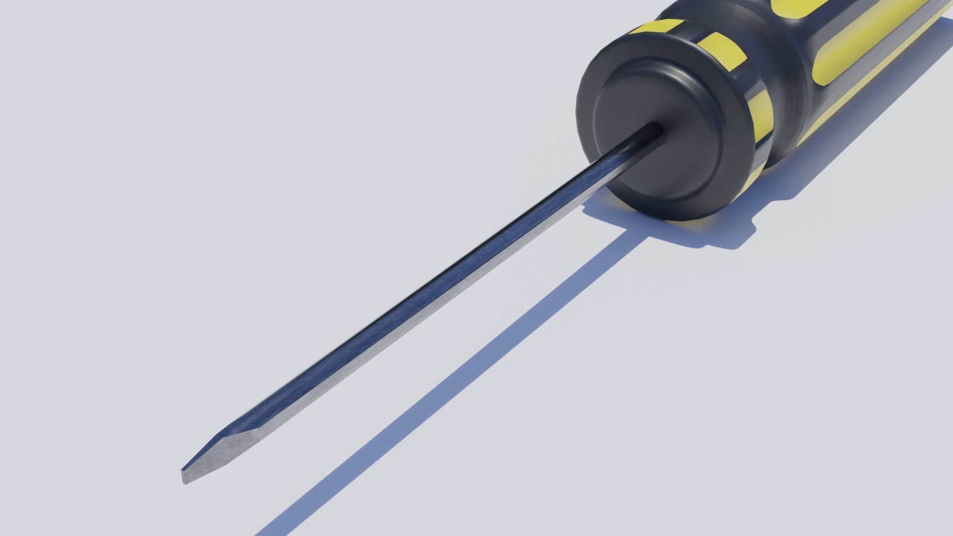 Screwdriver Set Low-poly 3D model_5