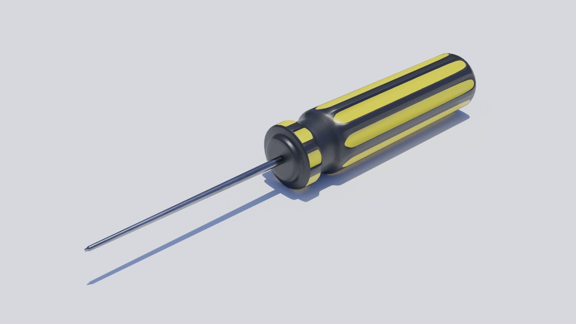 Screwdriver Set Low-poly 3D model_7