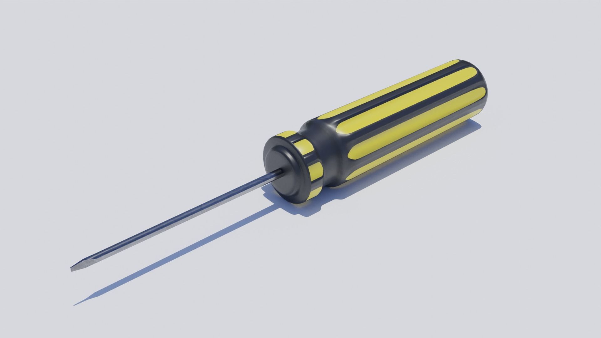 Screwdriver Set Low-poly 3D model_4