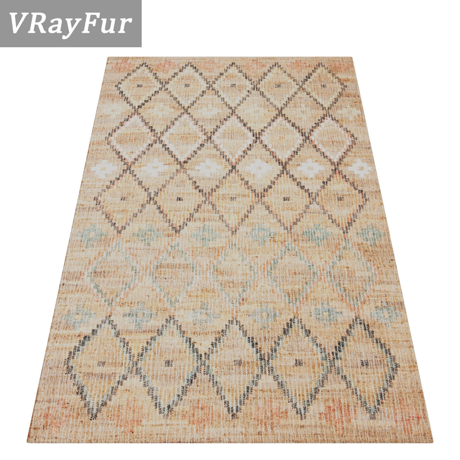 Rug Set 2071 3D model_2