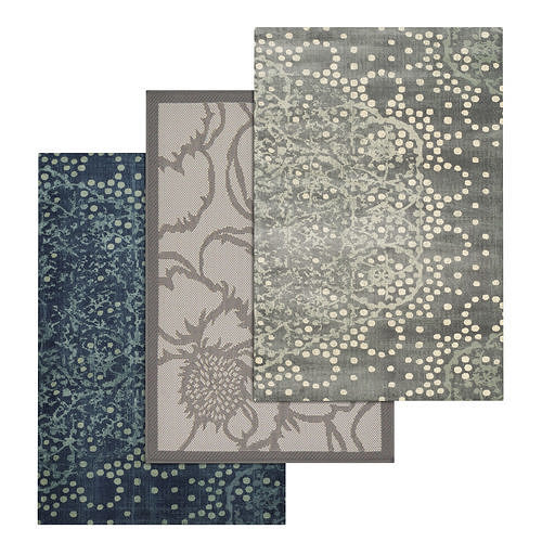 Rug Set 2073 3D model