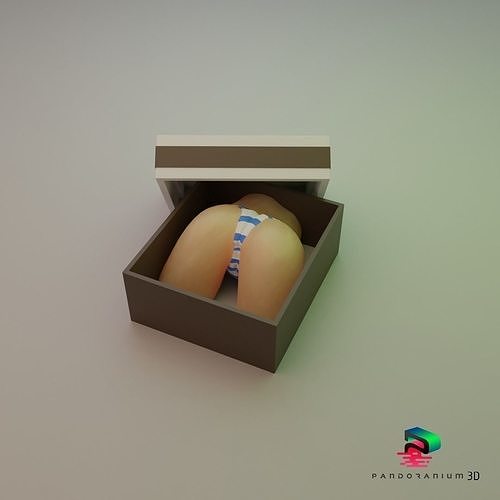 Naughty Present Box 3D print model