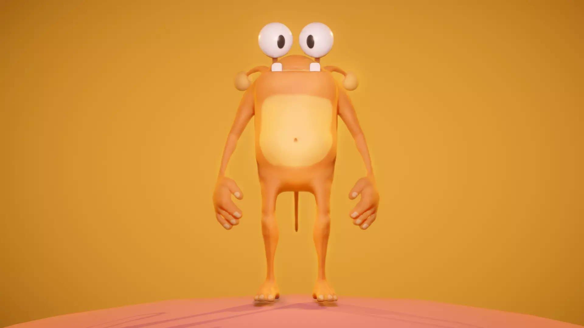 Stylized Creature Free low-poly 3D model