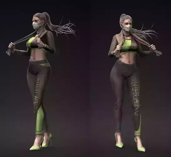 Amelia Female sculpt  3D model