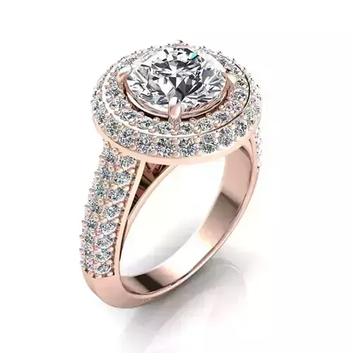 Woman Ring 3d Pring Model