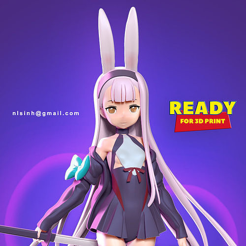 Shimakaze Fan art 3D print model