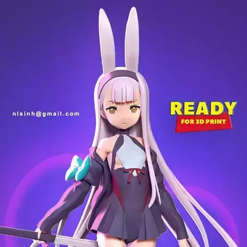 Shimakaze Fan art 3D print model