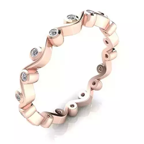 Woman Ring 3d Pring Model