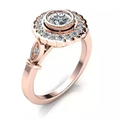 Woman Ring 3d Pring Model
