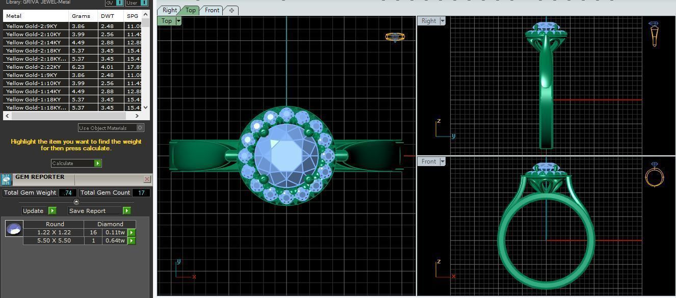 Engagement Ring 3d Print Model  3D print model_1