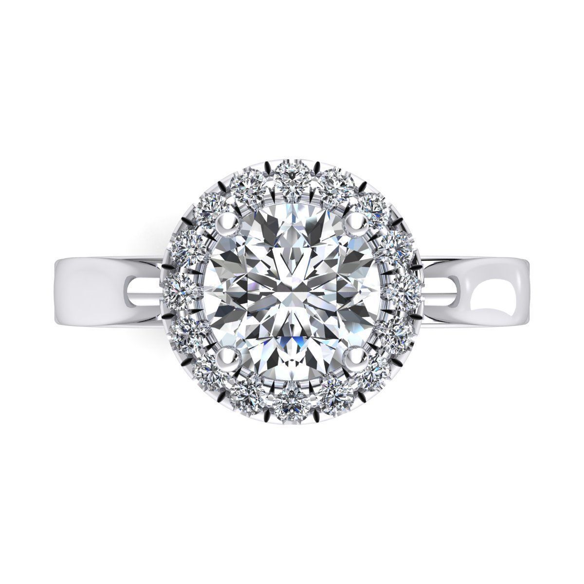 Engagement Ring 3d Print Model  3D print model_7