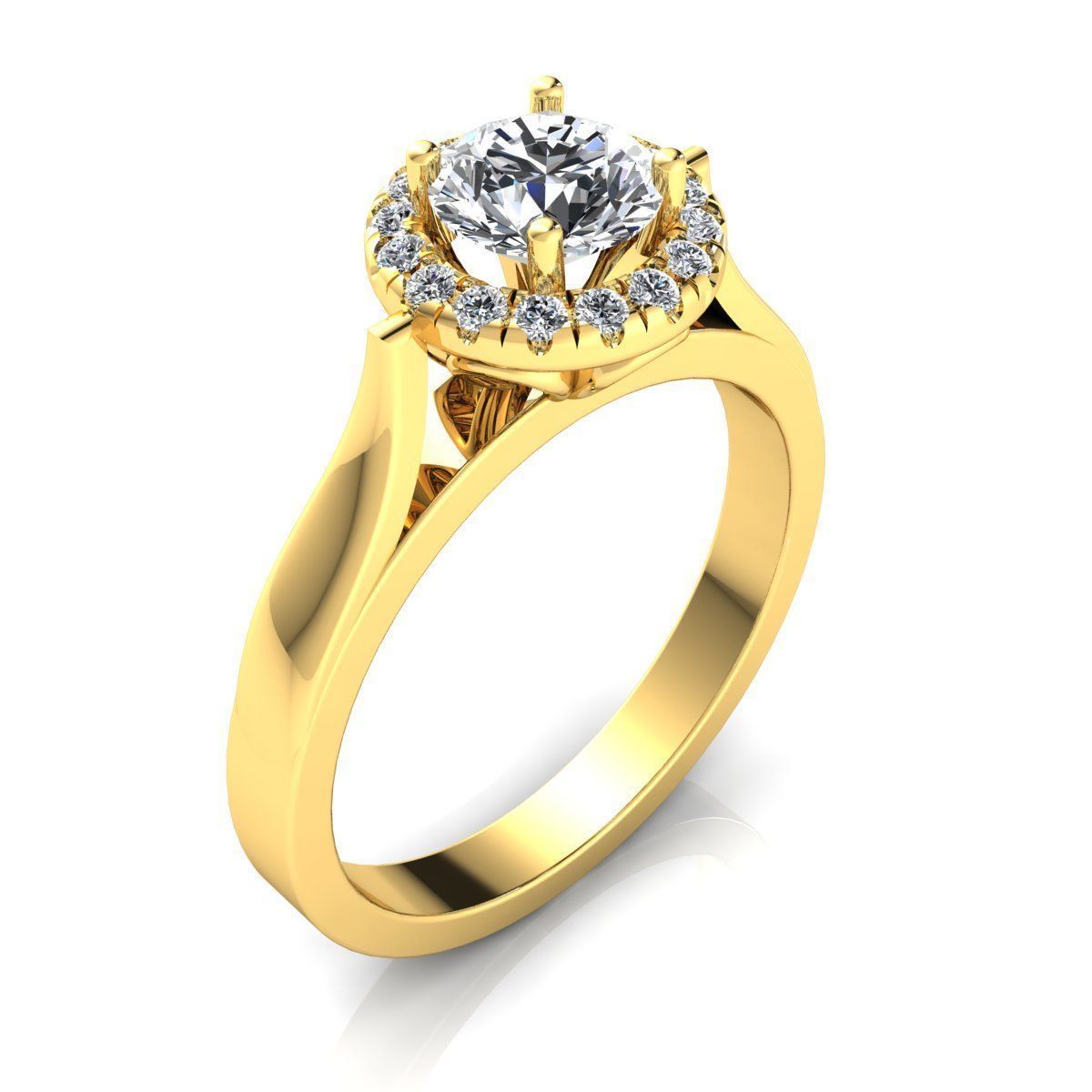 Engagement Ring 3d Print Model  3D print model_3