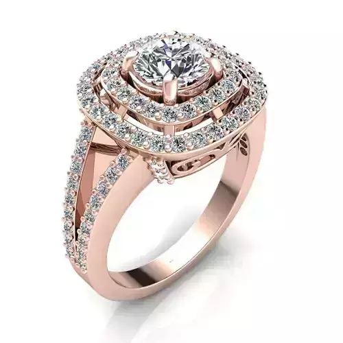 Woman Ring 3d Pring Model