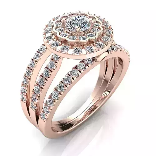 Woman Ring 3d Pring Model