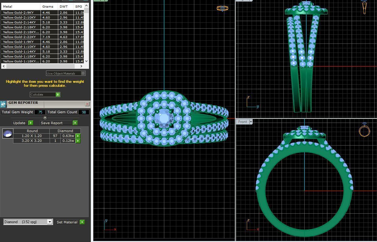 Woman Ring 3d Pring Model 3D print model_12