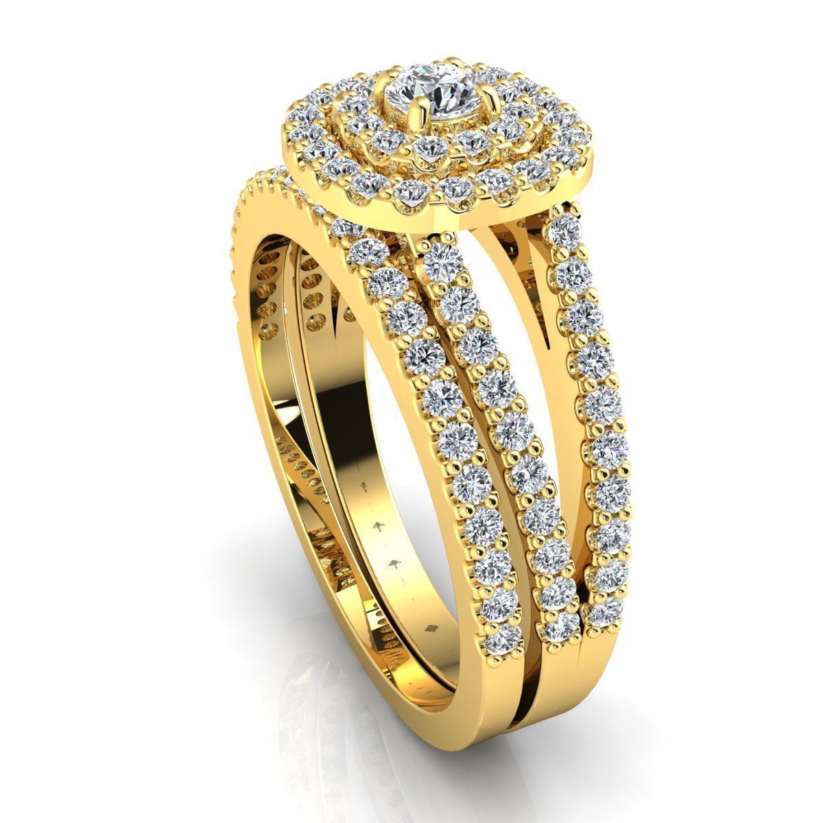 Woman Ring 3d Pring Model 3D print model_11