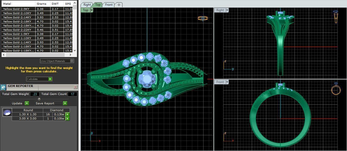 Engagement Ring 3d Print Model  3D print model_1