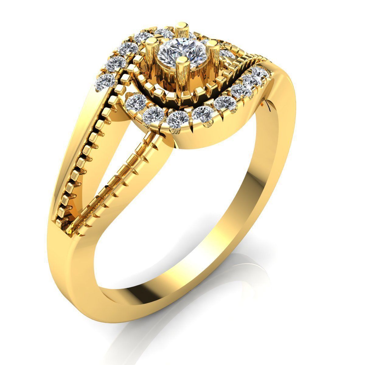Engagement Ring 3d Print Model  3D print model_3
