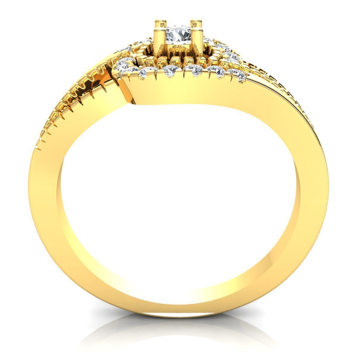 Engagement Ring 3d Print Model  3D print model_6