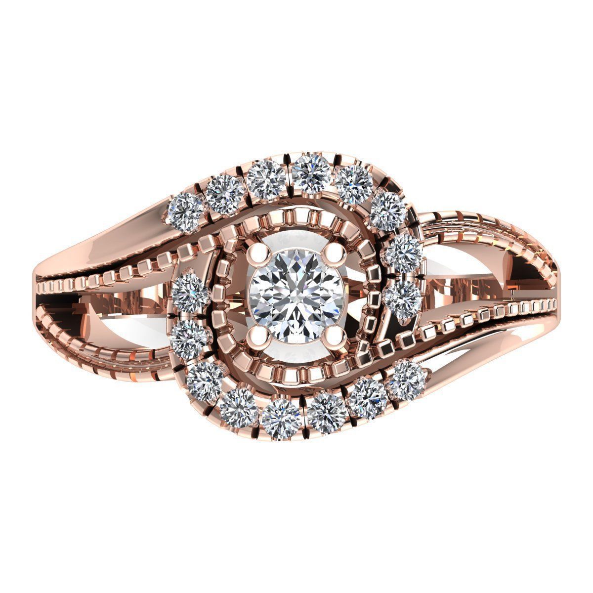 Engagement Ring 3d Print Model  3D print model_8