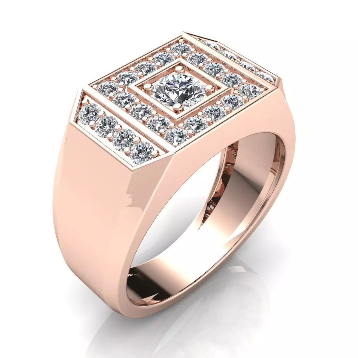 Mens Ring 3d Print Model 3D print model_0